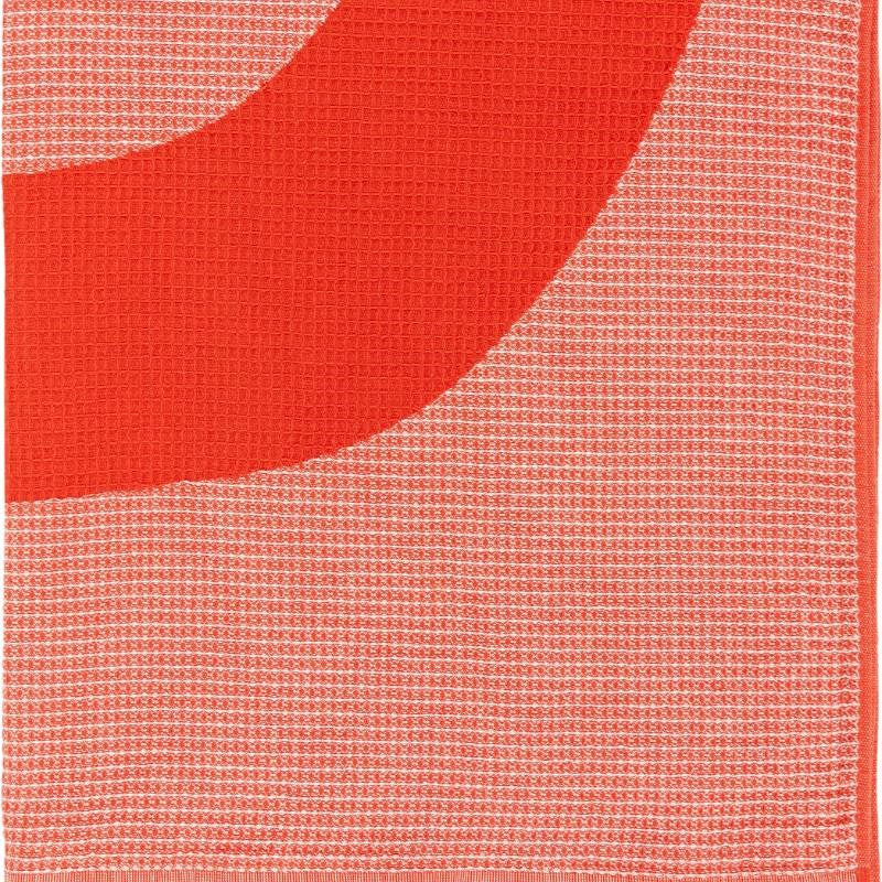 Melooni Waffle Beach Towel 100x180cm red