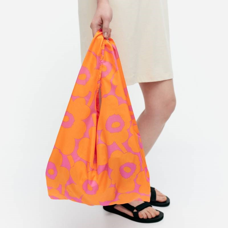 Unikko Smartbag in orange, pink