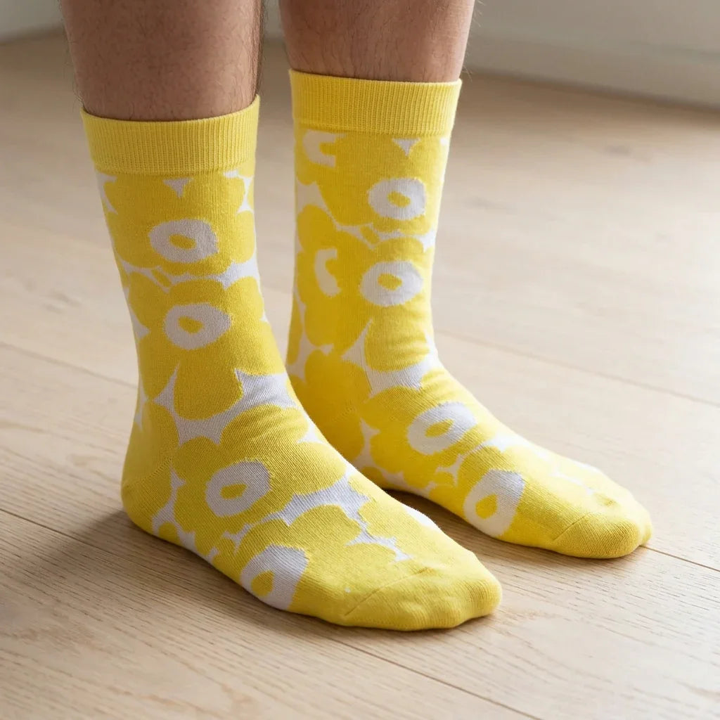 Firefly_Gemini_Flash_Add_these_cotton_socks_to_a_close_up_of_someone_wearing_them._Simple_light_wooden_flo_356740 - NZ Bolt of Cloth