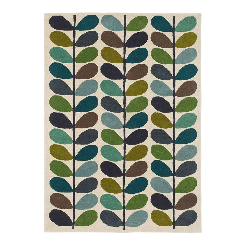 Multi Stem Rug in Kingfisher