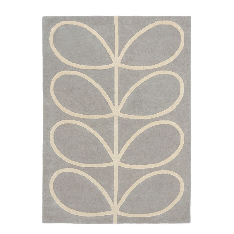 Giant Linear Stem Rug in Grey