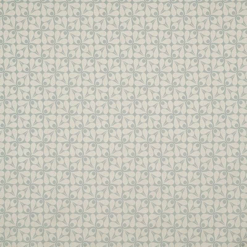 Woven Acorn Cup Fabric in mid powder blue
