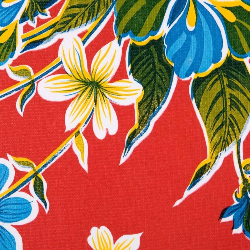 Fortin Oilcloth in red - Bolt of Cloth - Kitsch Kitchen