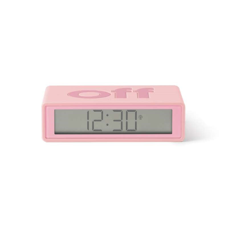 Lexon Flip+ Alarm Clock in pink