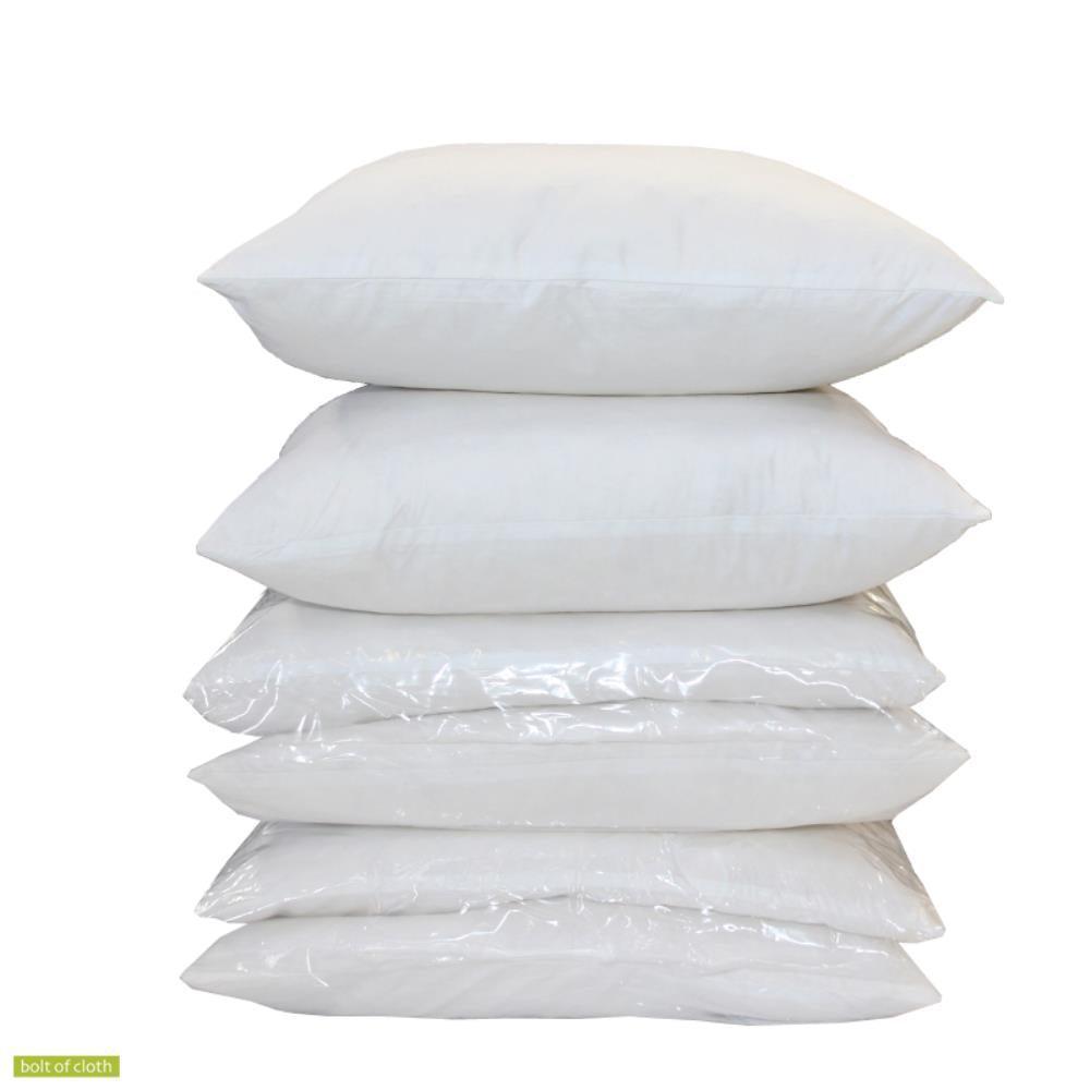 6 Pack of Feather Inners to fit 45x45cm Cushion - Bolt of Cloth - Bolt of Cloth