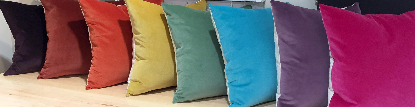 Velvet & Wool Cushions - Bolt of Cloth