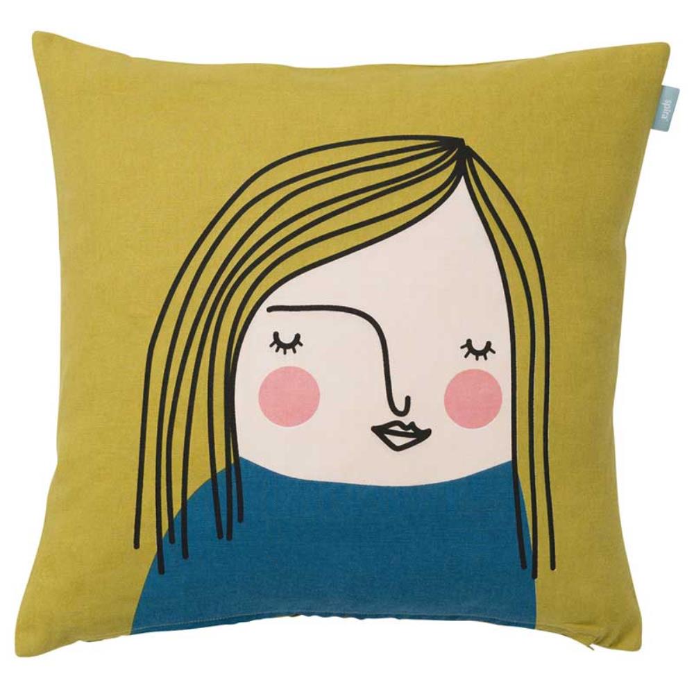 Renate Face Cushion Cover 47cm