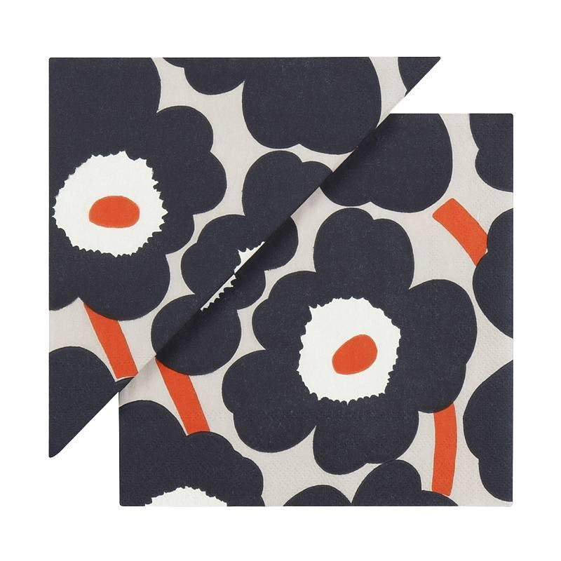 Serviettes in Unikko in Linen