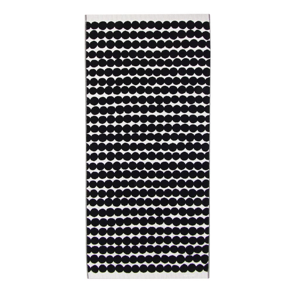 Rasymatto Bath Towel 70x150cm in white, black