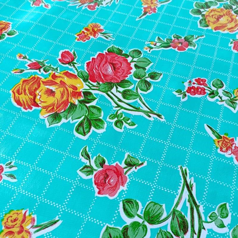 Rosedal Oilcloth in blue