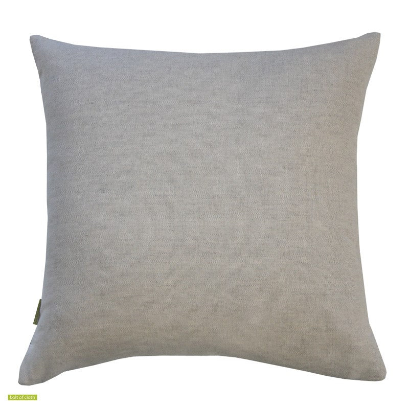 Velvet Cushion Cover 45cm with Linen back in forest green