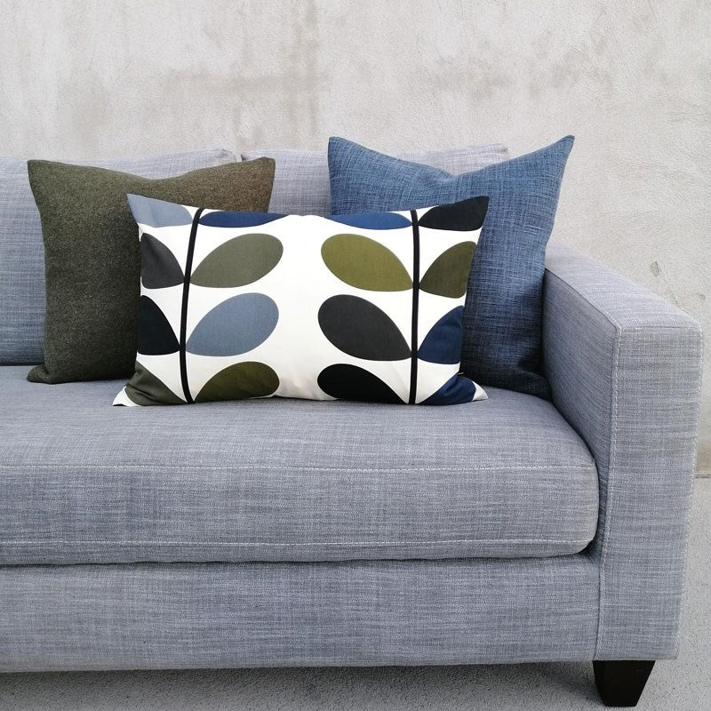 Multi Stem Cushion Cover 60x40cm in moss