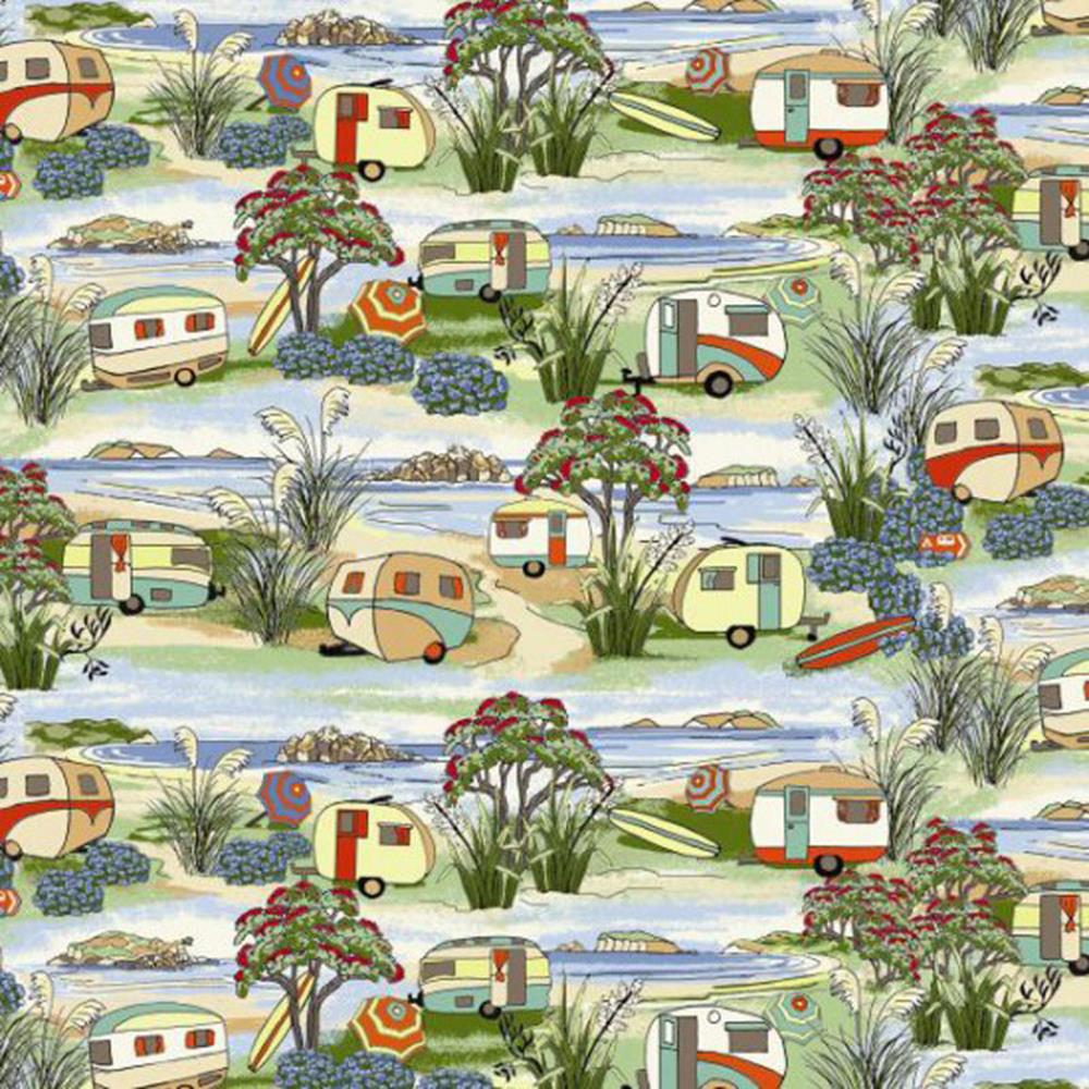 Retro Holidays Fabric