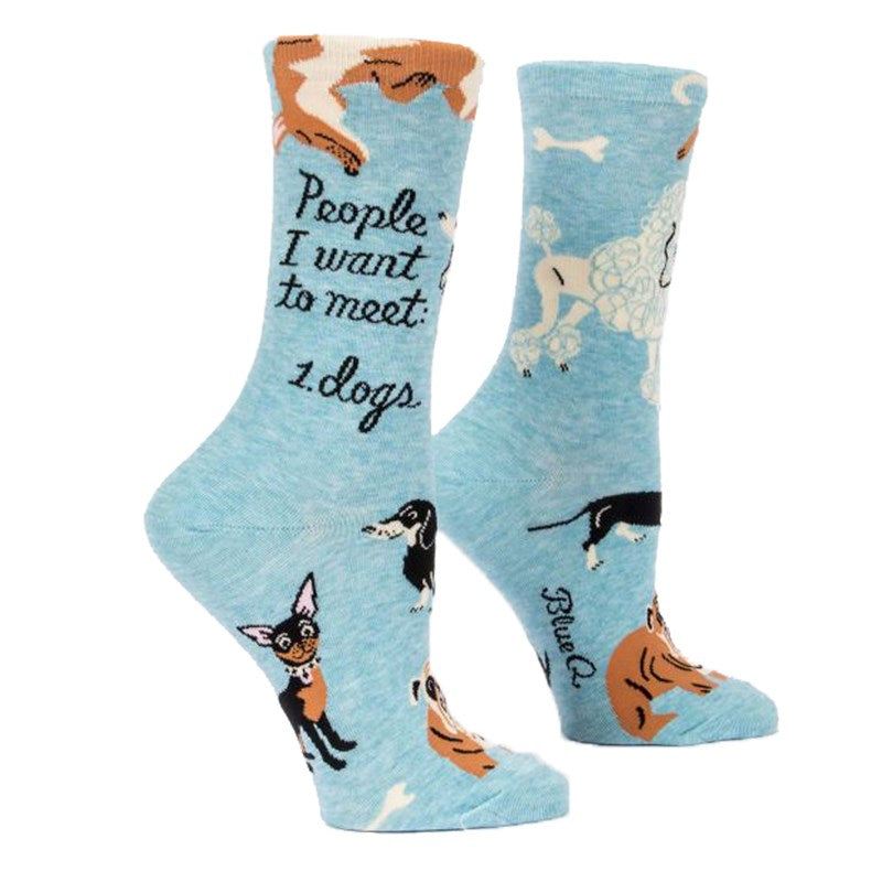 Ladies Socks - People to Meet: Dogs