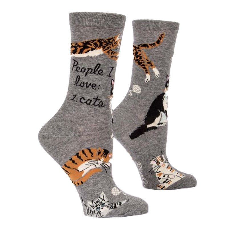 Ladies Socks - People I Love: Cats