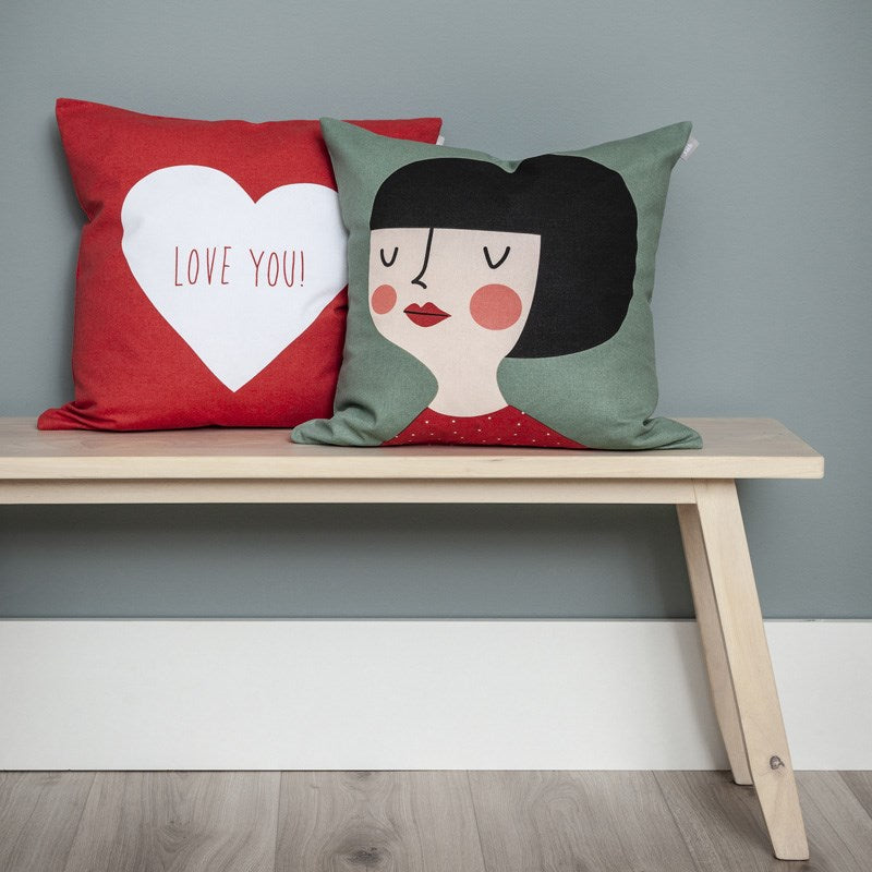 Kerstin Face Cushion Cover 47cm