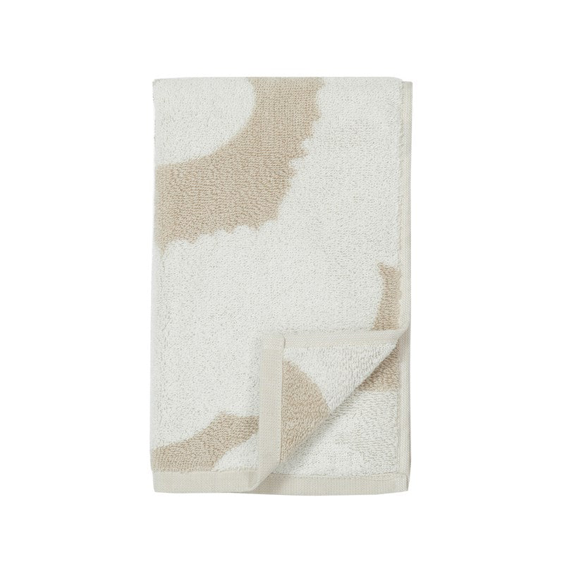 Unikko Guest Towel 30x50cm in beige, white