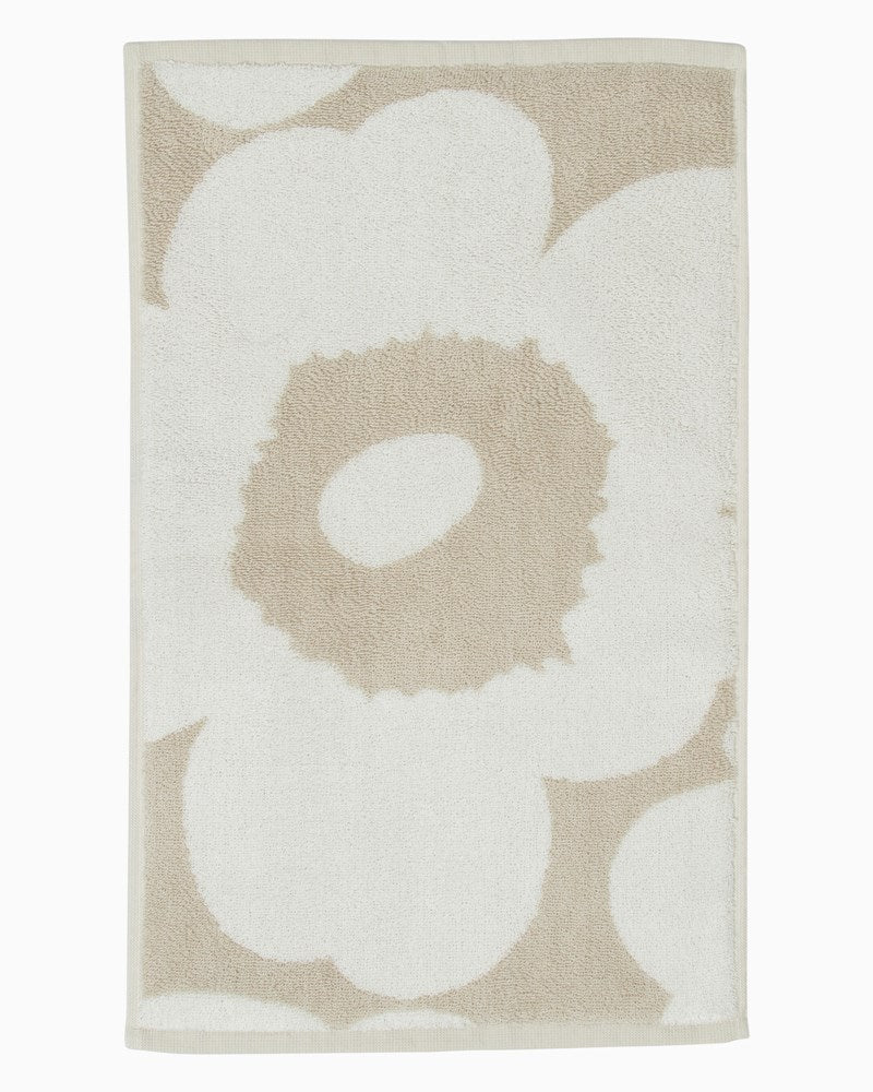 Unikko Guest Towel 30x50cm in beige, white