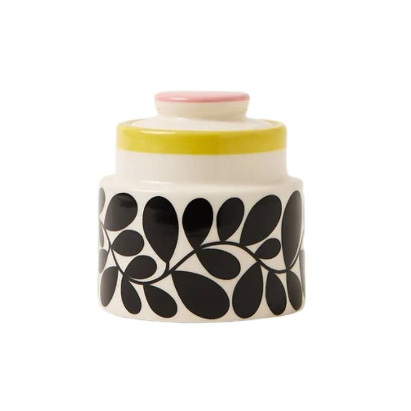 Sycamore Stripe Sugar Bowl in yellow