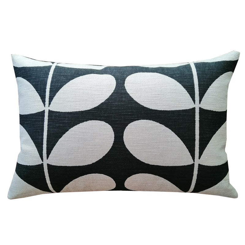 Giant Stem Cushion Cover 60x40cm in gunmetal