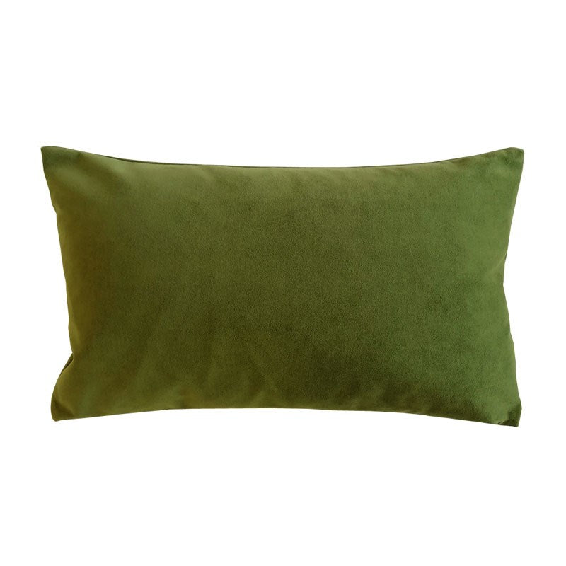 Plush Velvet Cushion Cover 50x30cm in vine