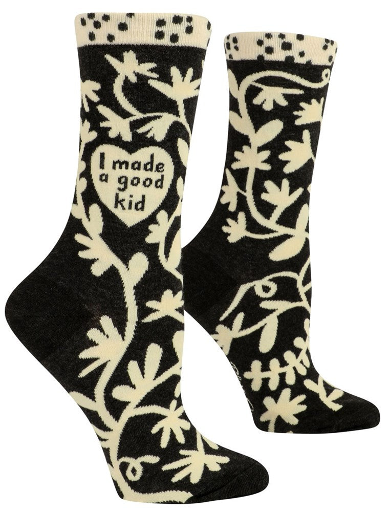 Ladies Socks - I Made a Good Kid