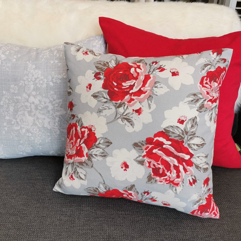 Heritage Cushion Cover 50cm in Cardinal Red