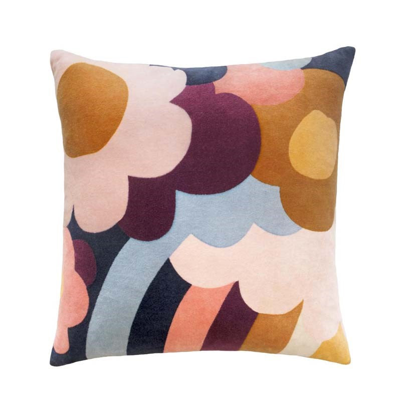 Jumble Garden Velvet Cushion Cover 43cm