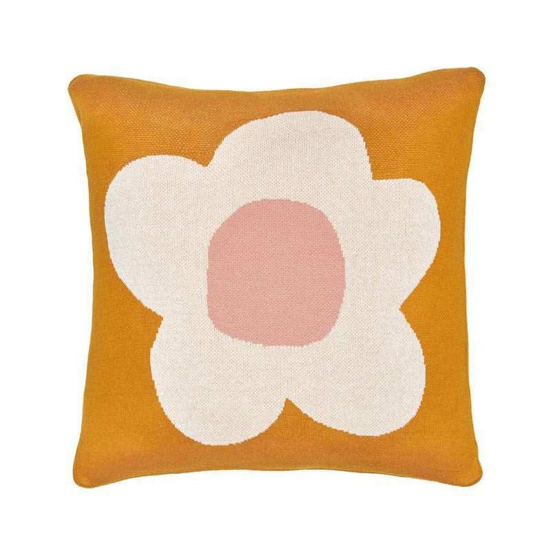 Daisy Knit Cushion Cover 43cm