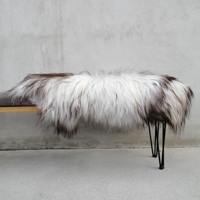 Grey Icelandic Natural Sheepskin Rug