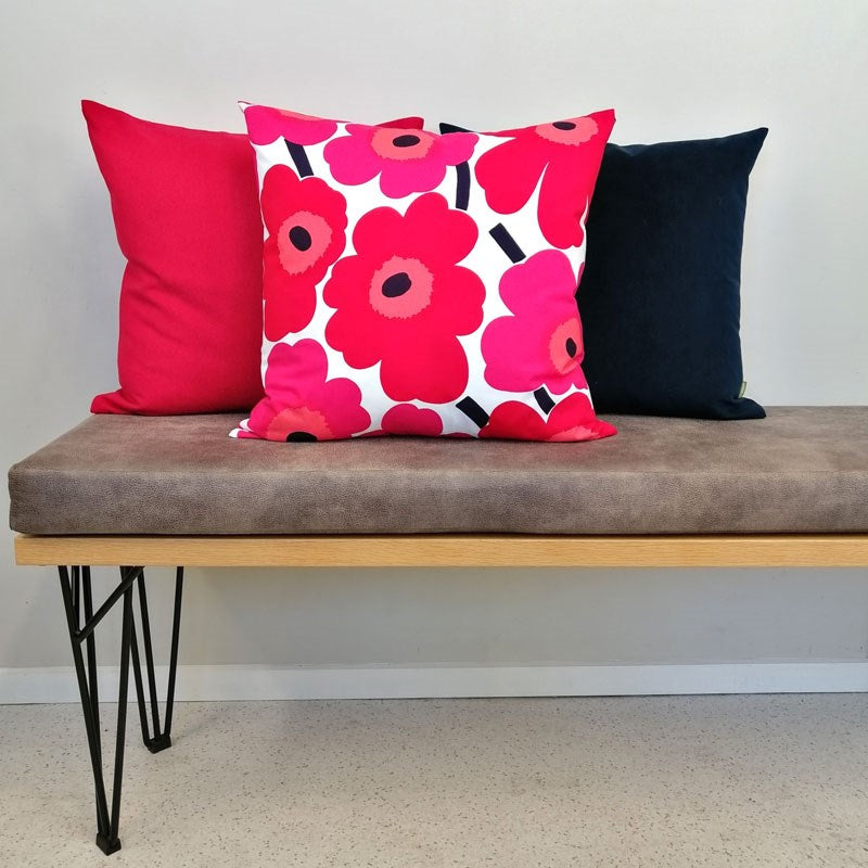 Pieni Unikko in reds 3 Cushion Bundle