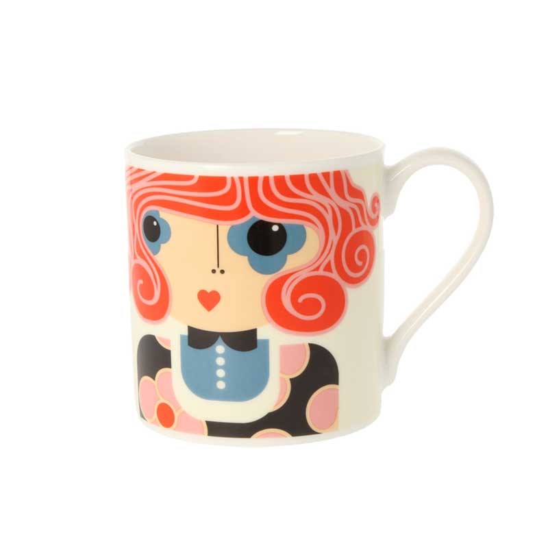 Dee Dee Mug 300ml in red