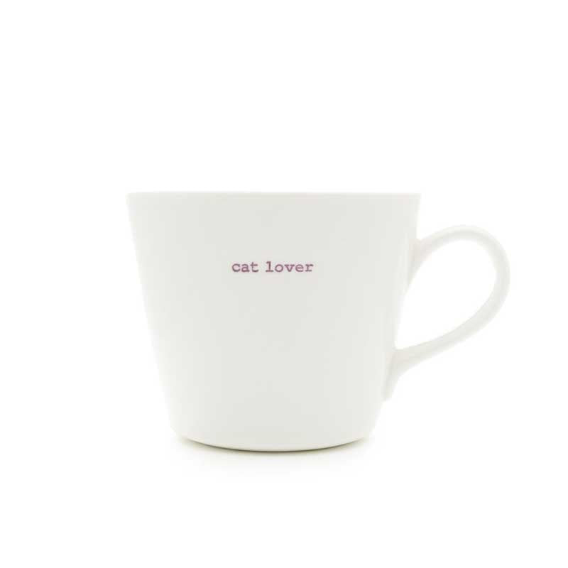 Cat Lover Bucket Mug 350ml