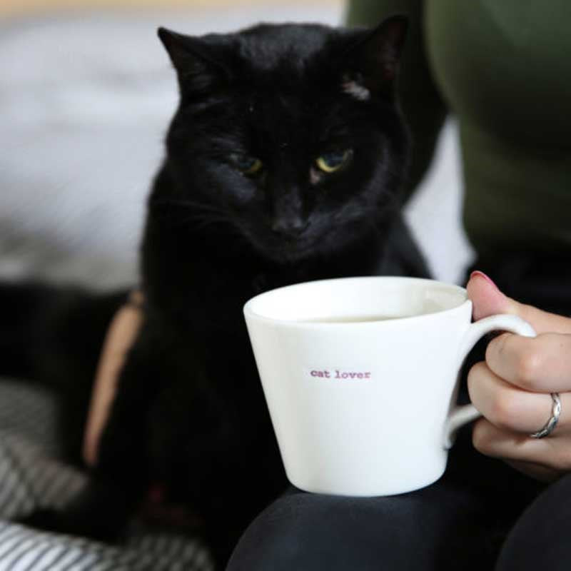 Cat Lover Bucket Mug 350ml