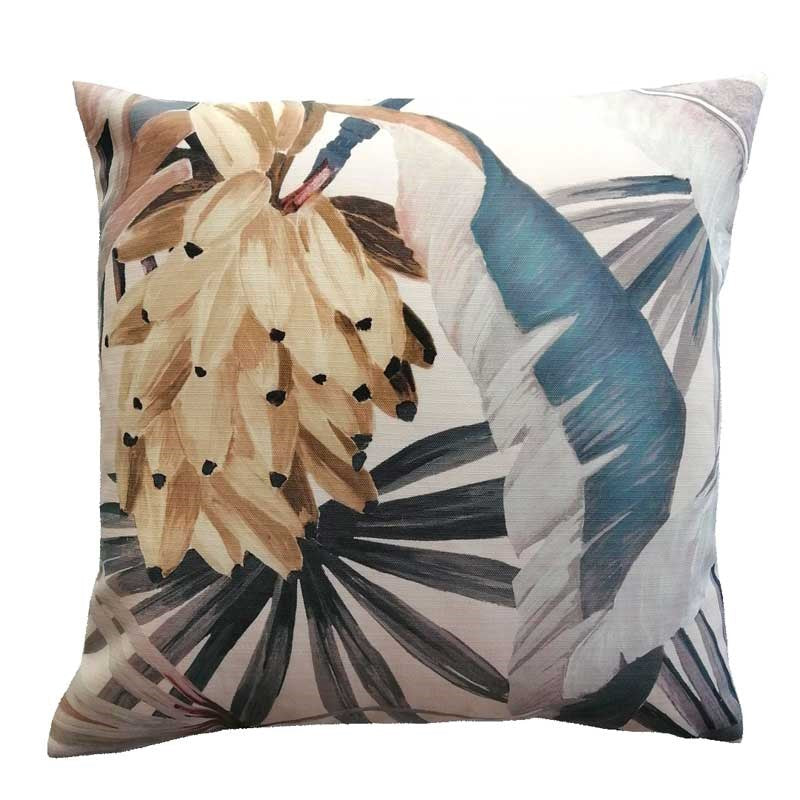 Tropicalia Outdoor Cushion Cover 50cm in gilver