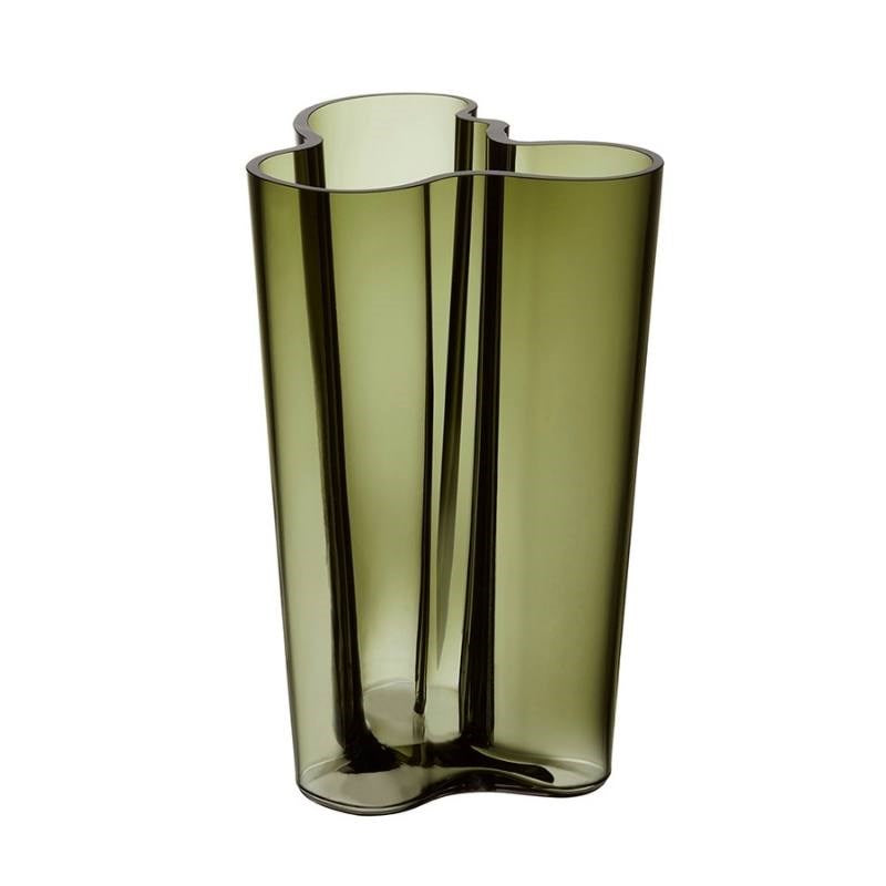Alvar Aalto Vase 25cm in moss green