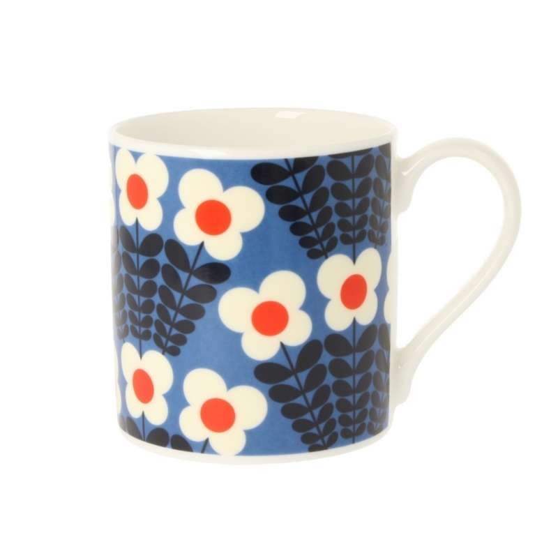 Bunch of Stems Mug 350ml in blue