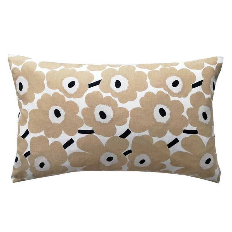 Mini Unikko Cushion Cover 50x30cm in white, beige, dark blue