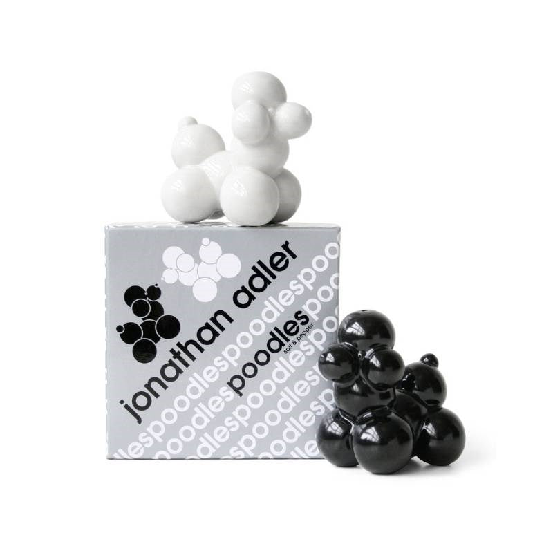 Poodle Salt and Pepper Shakers