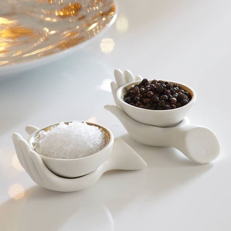 Eve Salt and Pepper Cellars