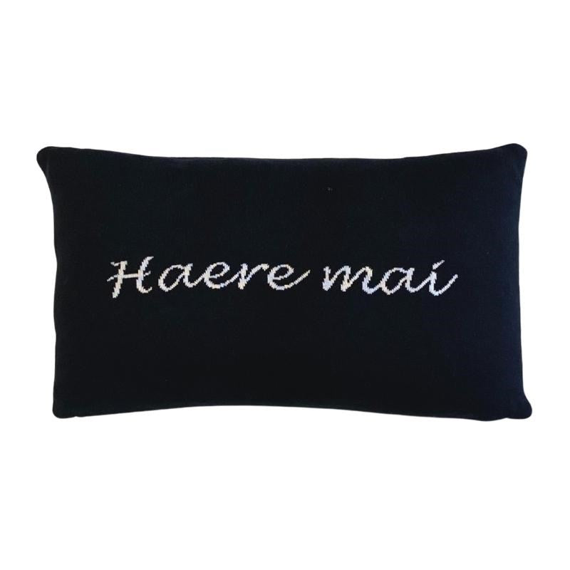 Haere Mai Knit Cushion Cover 50x30cm