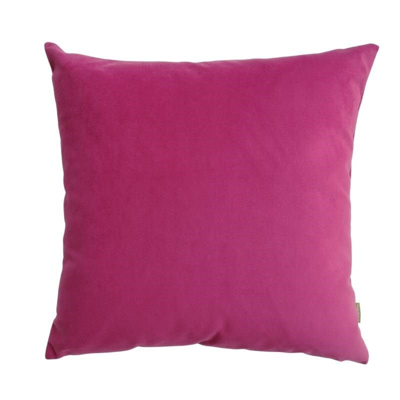 Plush Velvet Cushion Cover 50cm in peony