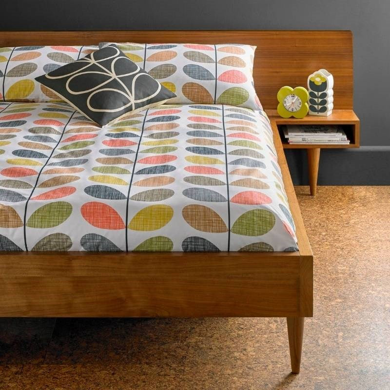 Scribble Stem Duvet Cover 200x200cm in multi