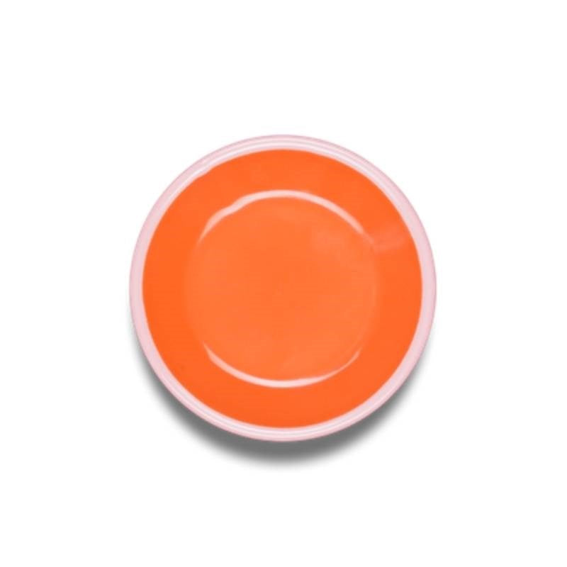 Colorama Enamel Plate 12cm in coral, soft pink