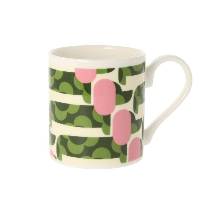 Dog Show Mug 300ml in pink, green