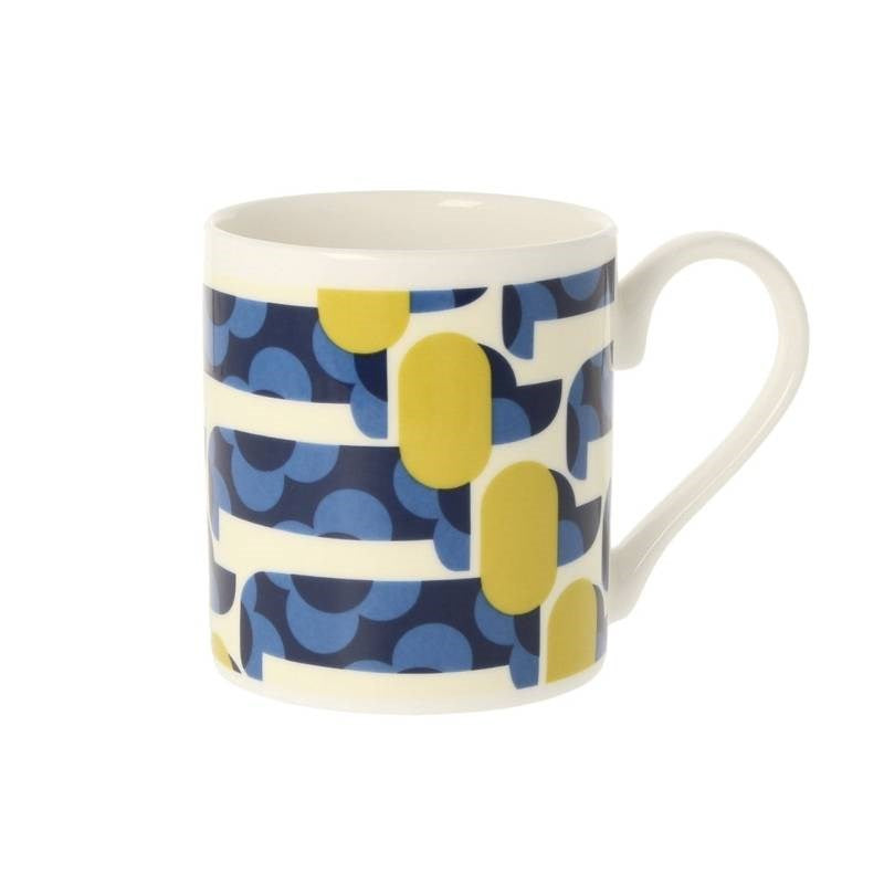 Dog Show Mug 300ml in blue, sage