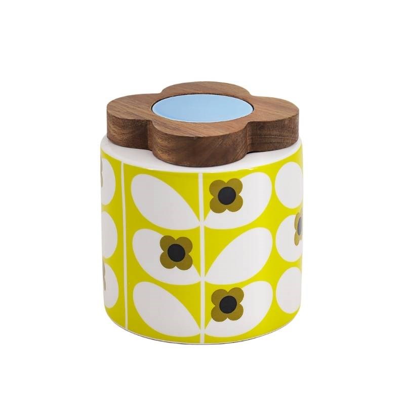 Wild Rose Stem Storage Jar 750ml in dandelion