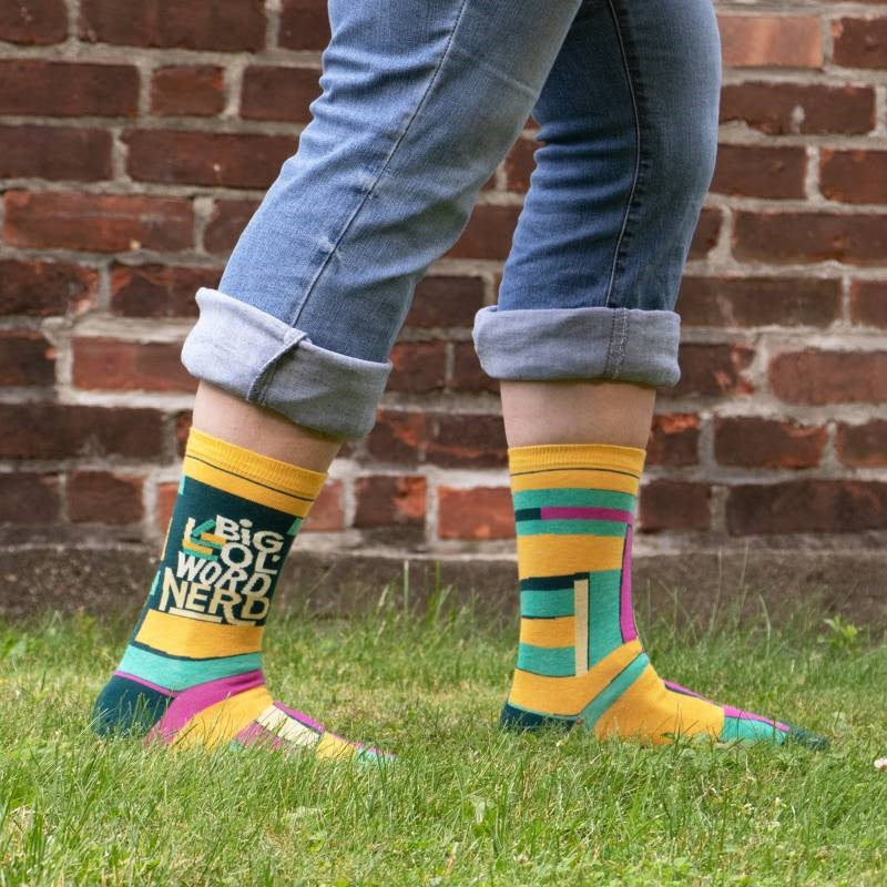 Ladies Socks - Big Ol' Word Nerd