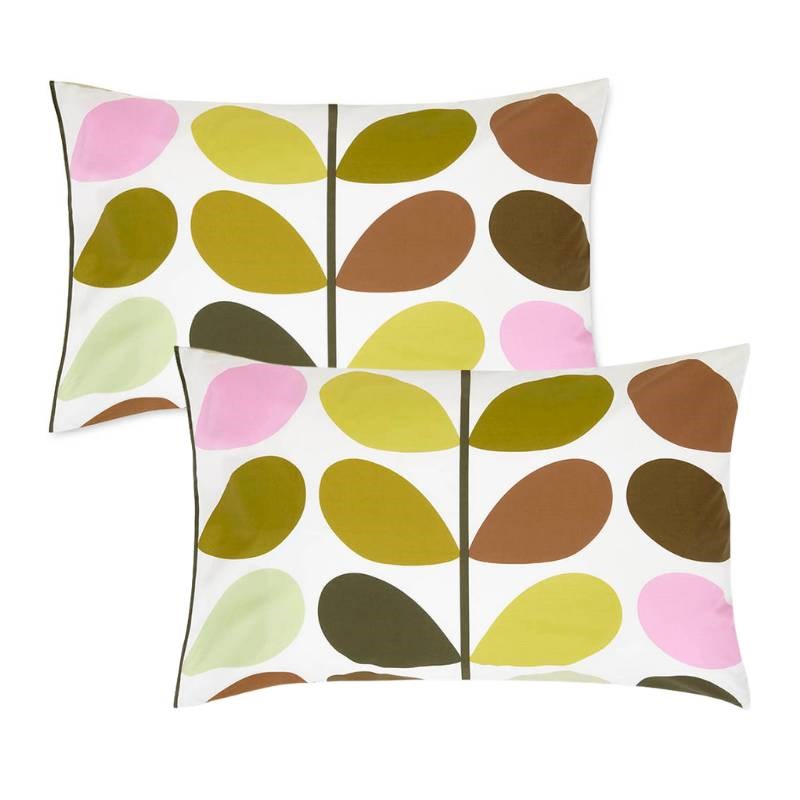 Multi Stem Pillowcase Pair 50x75cm in spring