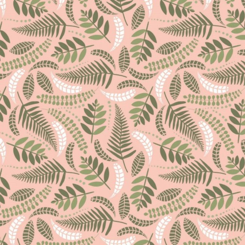 Bird Stories Ferns Fabric